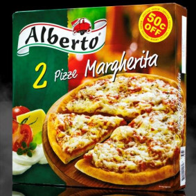 ALBERTO PIZZA MARGHERITA X 2 50c OFF