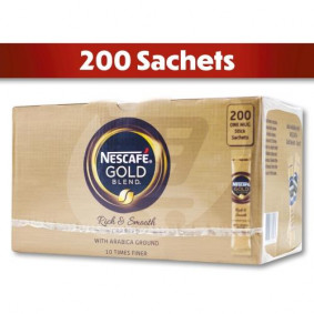 NESCAFE`GOLD BLEND COFFEE X 200 SACHETS
