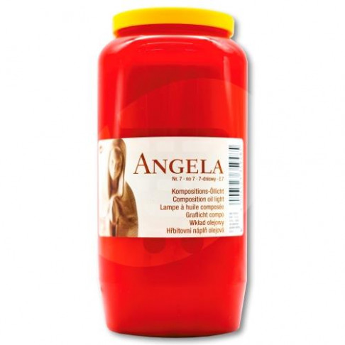 ANGELA 6 - DAY VOTIVE RED CANDLE