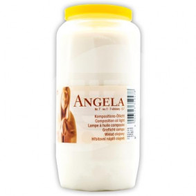 ANGELA 6 DAY OIL WHITE VOTIVE CANDLE