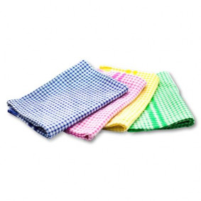 SMALL CHEQUERED DISH DRYING CLOTH X1