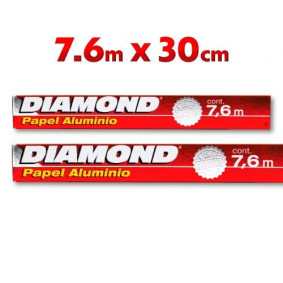 DIAMOND ALUMINIUM FOIL 304mm  25sq.ft