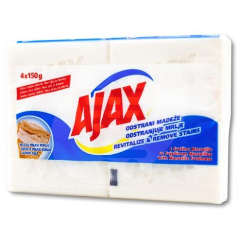 AJAX LAUNDRY SOAP BAR 4PACK 150gr