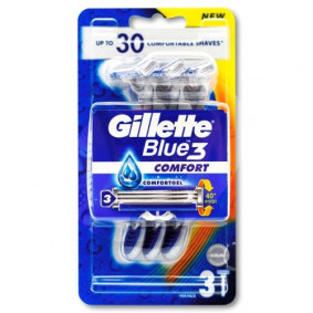 GILLETTE BLUE DISPOSABLE X3