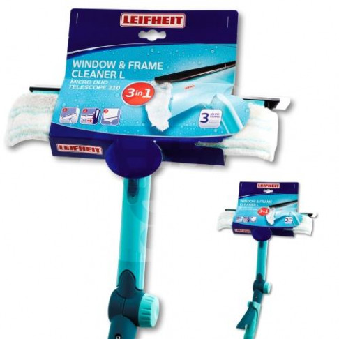 LEIFHEIT WINDOW WIPER 3in1 COMBI SET