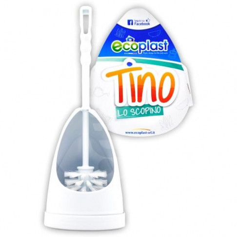ECOPLAST TINO TOILET BRUSH WITH CUP HOLDER
