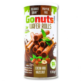 GONUTS WAFER ROLLS NO ADDED SUGAR 135g