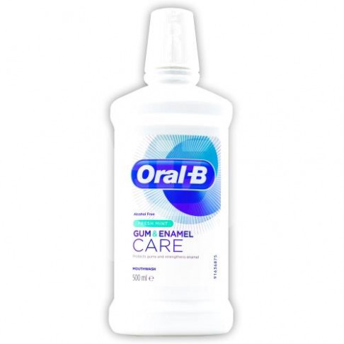 ORAL-B FRESH MINT GUM & ENAMEL CARE MOUTHWASH 500ml