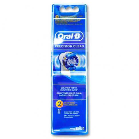 ORAL B POWER BRUSH HEAD PRECISION CLEAN X2