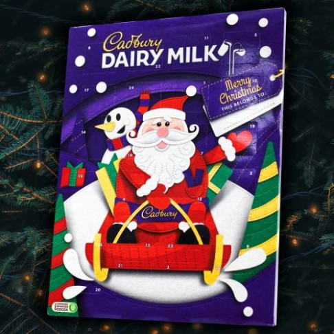 CADBURY DAIRY MILK ADVENT CALANDER 90g