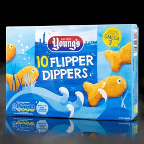 YOUNG`S FISH CAKES FLIPPER DIPPERS 250gr
