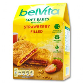 BELVITA SOFT BAKES STRAWBERRY FILLING COOKIES BISCUIT 250gr