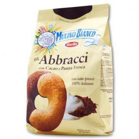 MULINO BIANCO BISCUITS ABBRACCI WITH COCOA & CREAM 350g