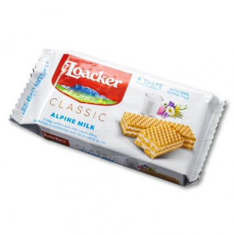 LOACKER WAFER WITH MILK 45g