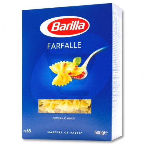 BARILLA PASTA FARFALLE n.65 500gr