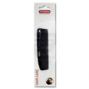 TITANIA BLACK GENTS HAIR COMB12.5cm