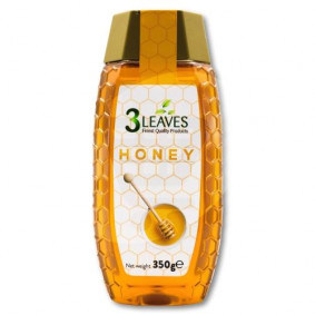 3 LEAVES FINEST QUALITY SQUEEZABLE HONEY 350gr
