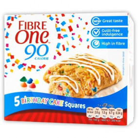FIBRE ONE BIRTHDAY CAKE 24gr X 5