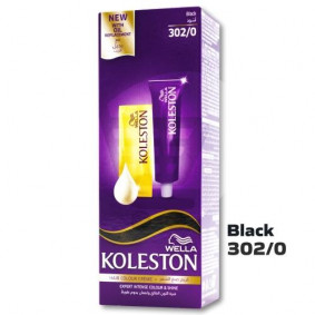 WELLA KOLESTON COLOUR CREAM 302/0 NATURAL BLACK