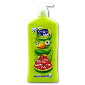 SUAVE KIDS 3 IN 1 SHAMPOO  CONDITIONER + BODY WASH WITH PUMP