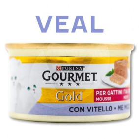 PURINA GOURMET GOLD MOUSSE WITH VEAL 85g