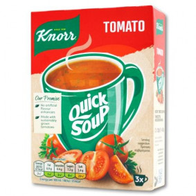 KNORR QUICK SOUP TOMATO 20gr X 3