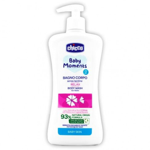 CHICCO BABY MOMENTS NO-TEARS BODY WASH RELAX 500ml