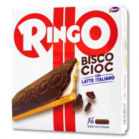 PAVESI RINGO BISCO CIOC/MILK BAR x 6 x 162gr