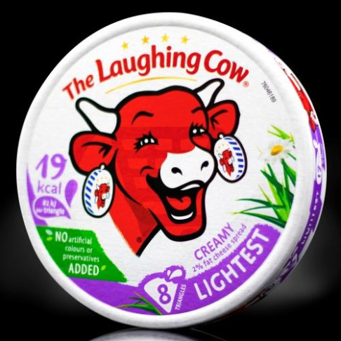 THE LAUGHING COW CHEESE PORTIONS LIGHTEST X 8