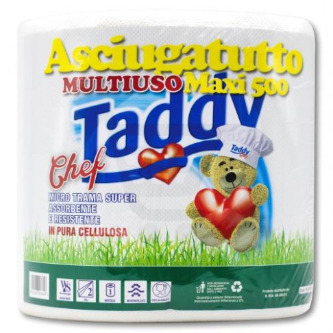 TADDY MAXI KITCHEN ROLL x 500 sheets