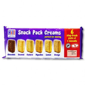 HILL BISCUITS SNACK PACK 6PACK 450gr