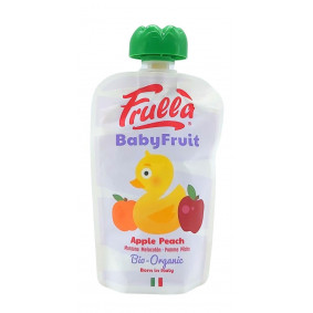 FRULLA BABY FRUIT APPLE & PEACH PUREE 100gr