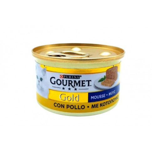 PURINA GOURMET GOLD MOUSSE WITH CHICKEN 85g