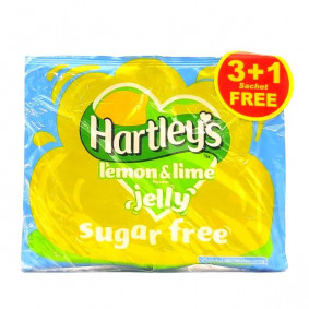 HARTLEY`S JELLY SUGAR FREE LEMON & LIME 23gr3+1