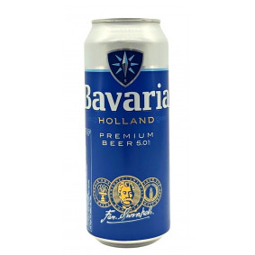 BAVARIA PREMIUM LAGER BEER CAN 50cl
