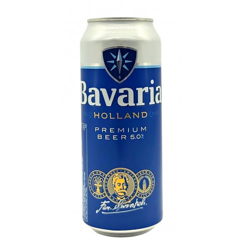 BAVARIA PREMIUM LAGER BEER CAN 50cl
