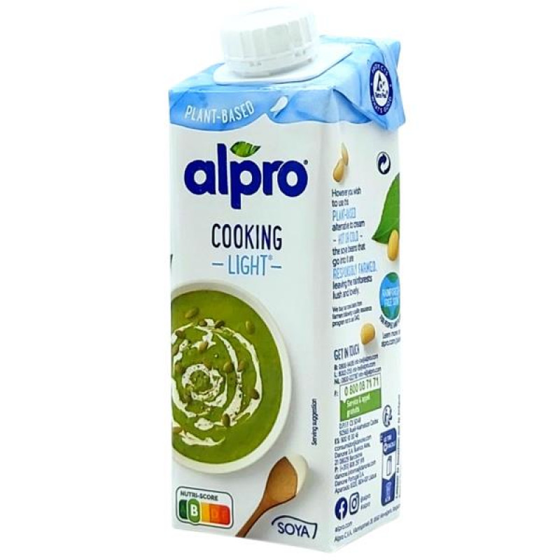 Alpro soy for cooking 14% 250 ml — buy in Ramat Gan for ₪12.90