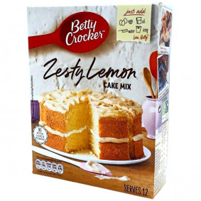 BETTY CROCKER ZESTY LEMON CAKE MIX 425gr