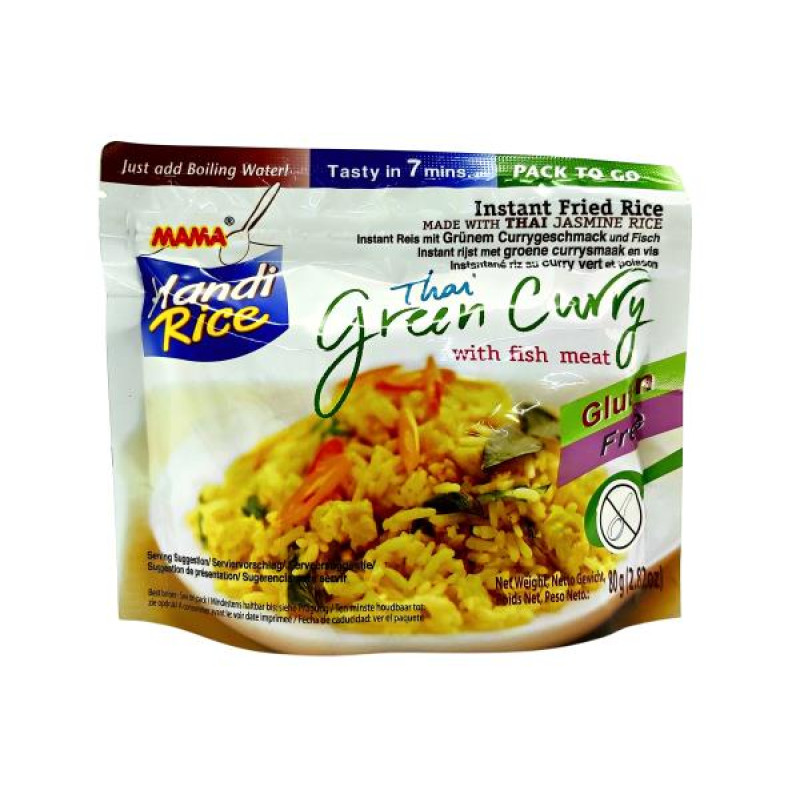 Handi rice thai green curry with shrimp