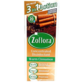 ZOFLORA CONCENTRATED DISINFECTANT CINNAMON 500ml