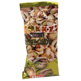 ROKKY PRODUCT ROASTED PISTACHIO NUTS 35gr