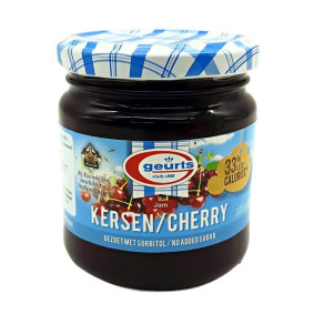 GEURTS NO ADDED SUGAR CHERRY JAM 225gr