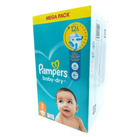 PAMPERS BABY DRY NAPPIES N.3 X 104