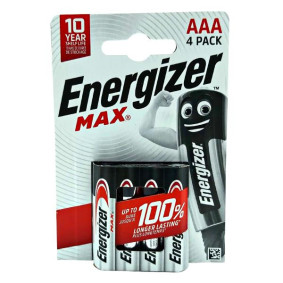 ENERGIZER BATTERIES AAA 4 PACK