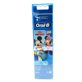 ORAL B POWER BRUSH HEAD KIDS EXTRA SOFT MICKEY X2