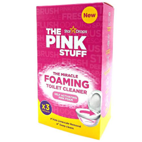 THE PINK STUFF FOAMING TOILET CLEANER X 3