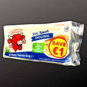 THE LAUGHING COW ORIGINAL CHEESE SLICES 48PACK 800gr (E1.00c OFF)