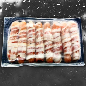 GIERLINGER SAUSAGES WRAPPED IN BACON 250gr