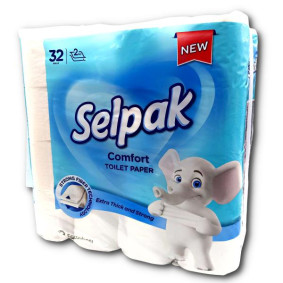 SELPAK TOILET PAPER 2PLY X 32 ROLLS SELPAK TOILET PAPER 2PLY X 32 ROLLS
