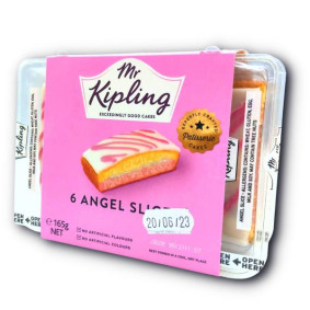 MR KIPLING 6 ANGEL CAKE SLICES PINK